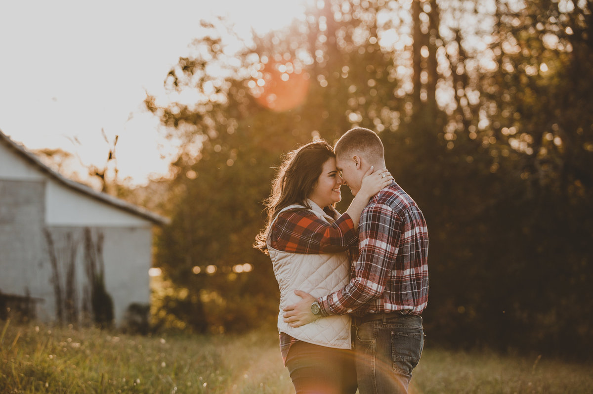 fall engagement photos east TN