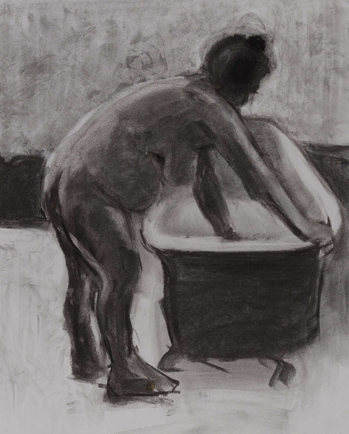 Untitled Charcoal Tub II