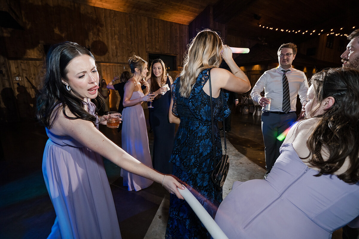 crazy wedding reception dancing