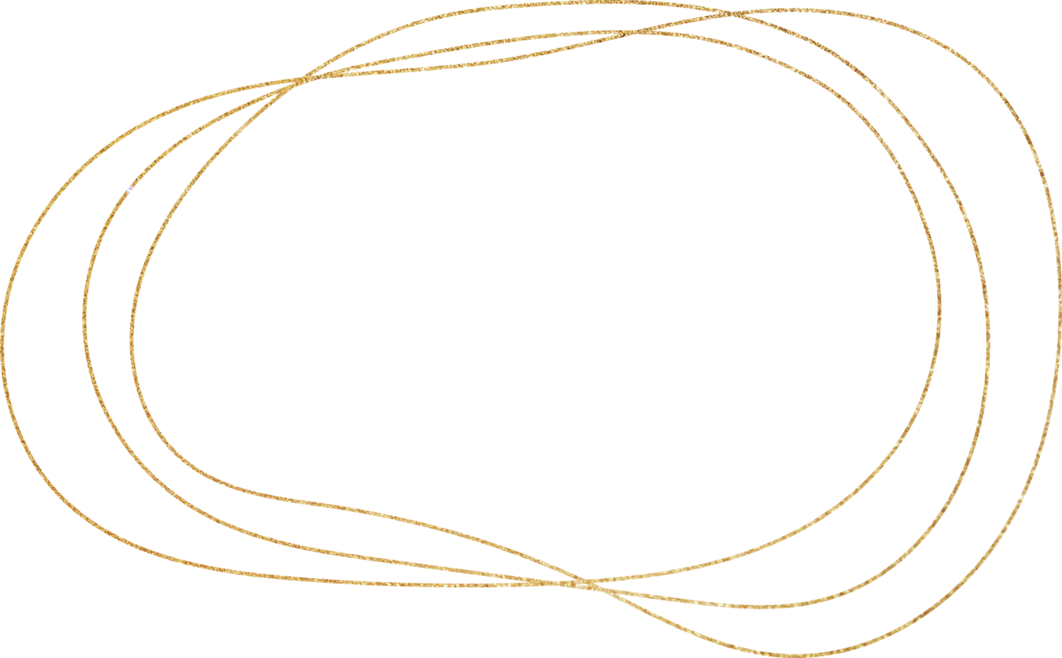 Gold glitter bands