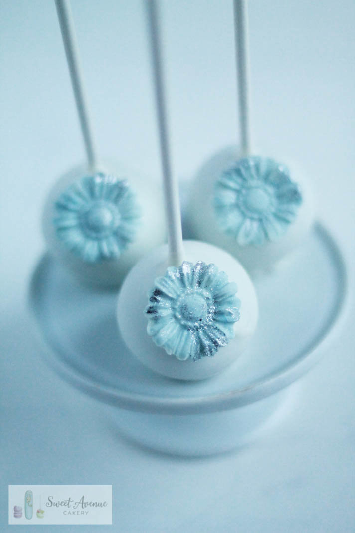 flower cake pops