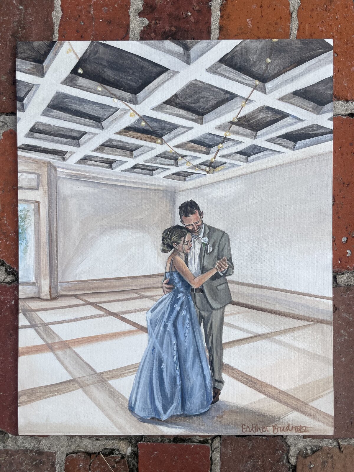 Live Painting- Wish Upon a Wedding - Cummer Museum 