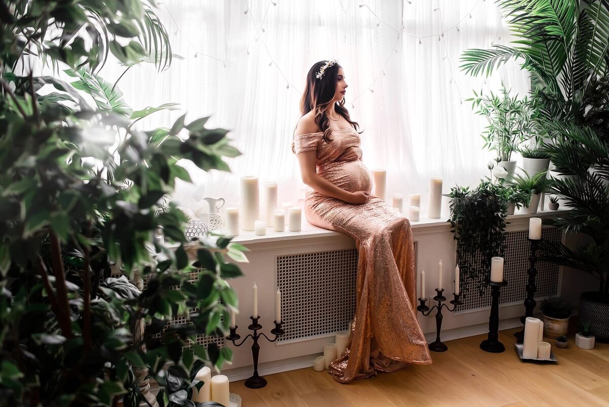Vancouver Natural Light Studio Maternity Photography