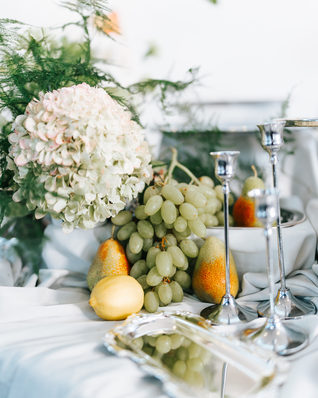 Event food styling and catering setup in London by Nouré & Co