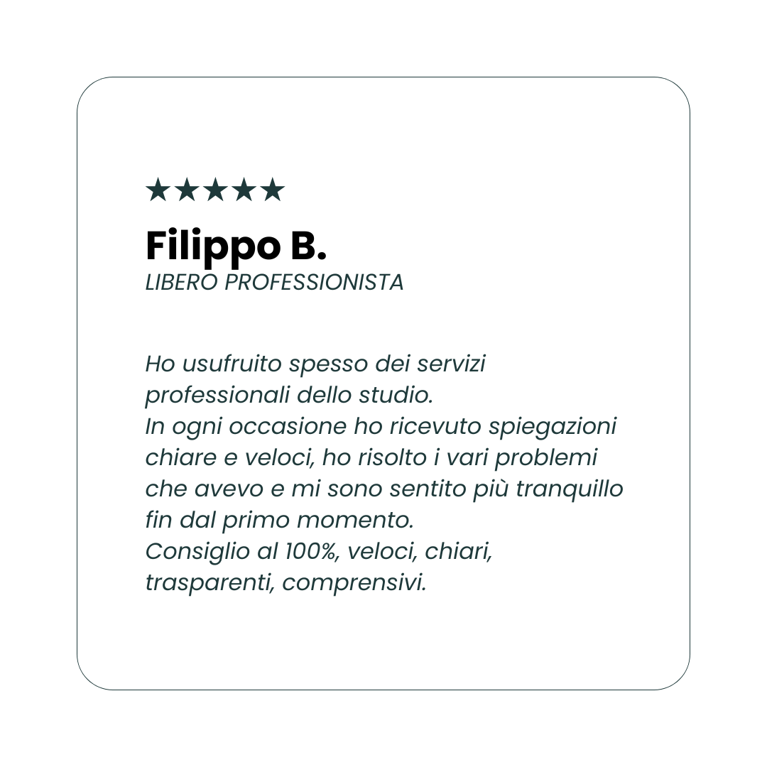 DeGe Commercialisti Recensione Filippo