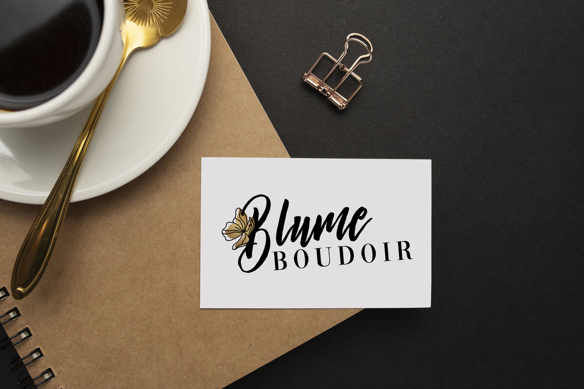 Brand design mockup for a boudoir photographer based out of bemidji minnesota