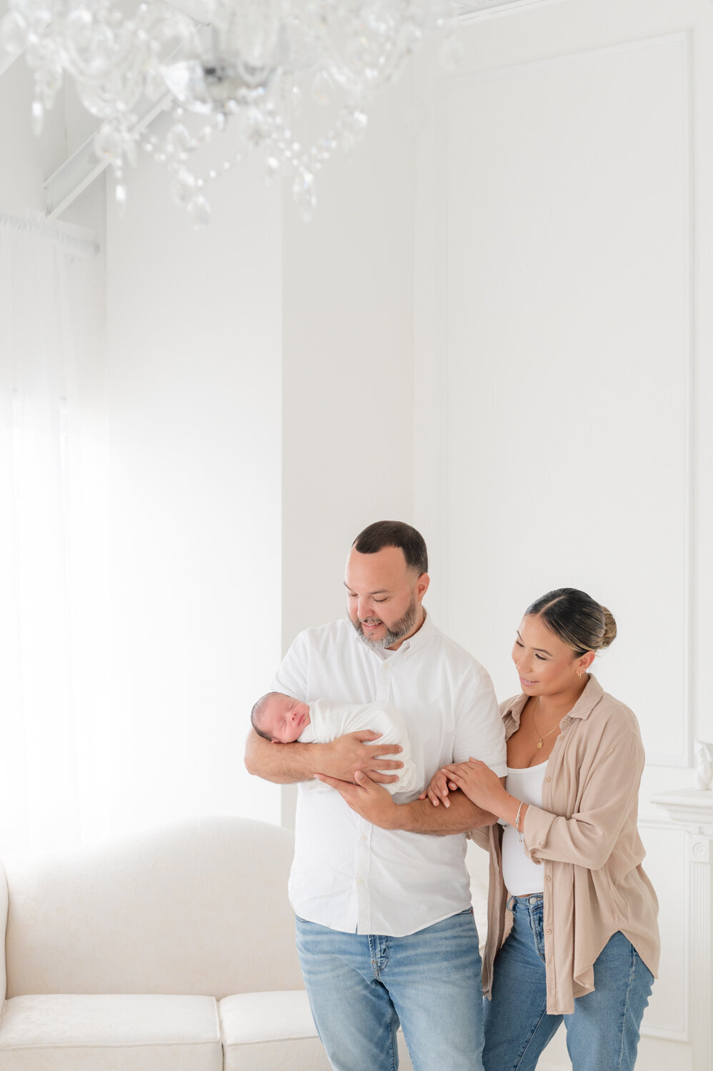 Newborn Session in Studio in Winter Park, Fl