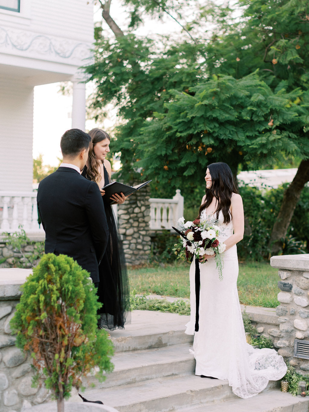 Heritage Museum of Orange County Fall Black and White Wedding Ball Photo Co California Fine Art Film Wedding Elopement Photographer-29