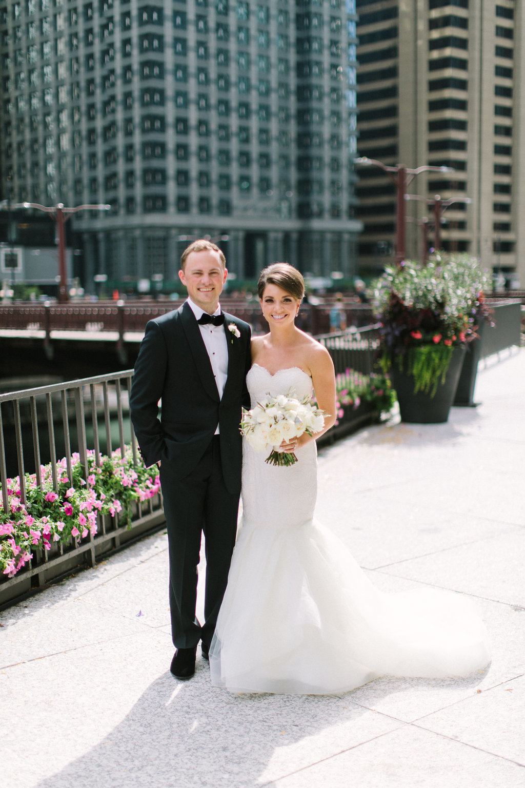 Langham Chicago Wedding WIth Elevated Centerpieces_8
