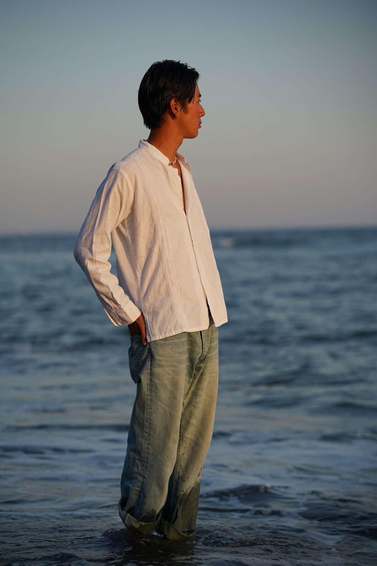 Golden hour portrait in Kamakura, Japan