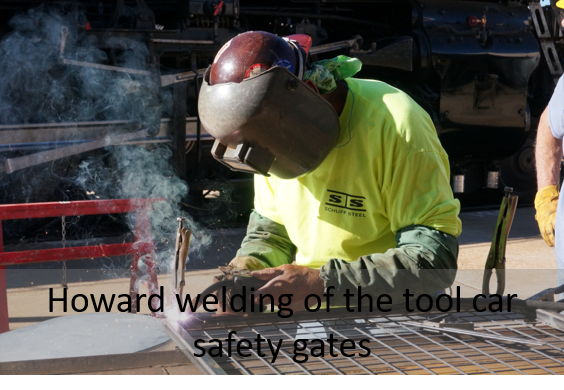 Howard welding safety gate