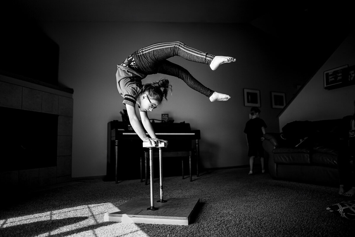 black and white image