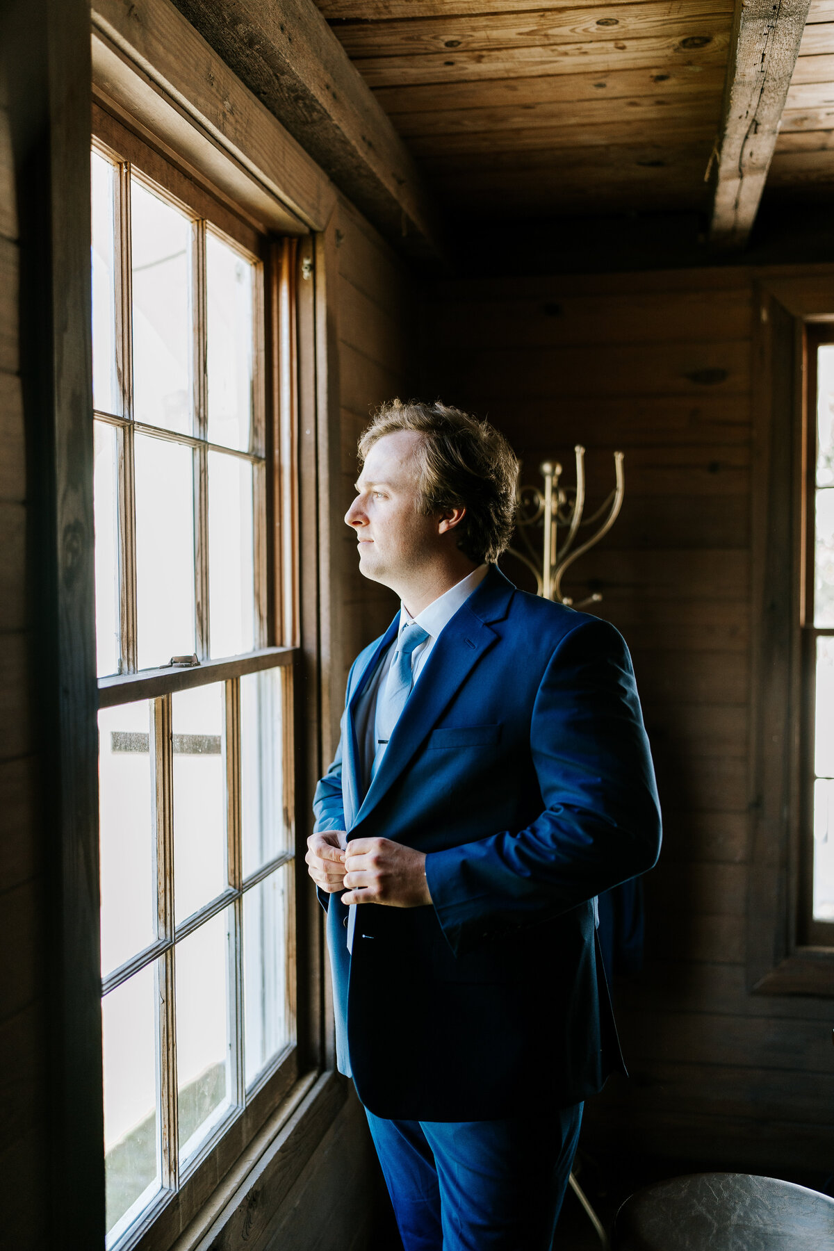 Groom Portrait Getting Ready