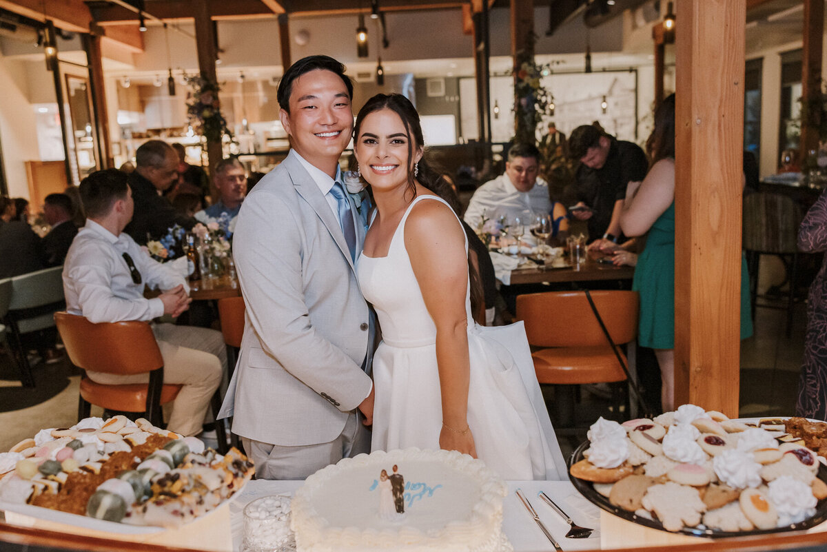 Trani's dockside wedding reception