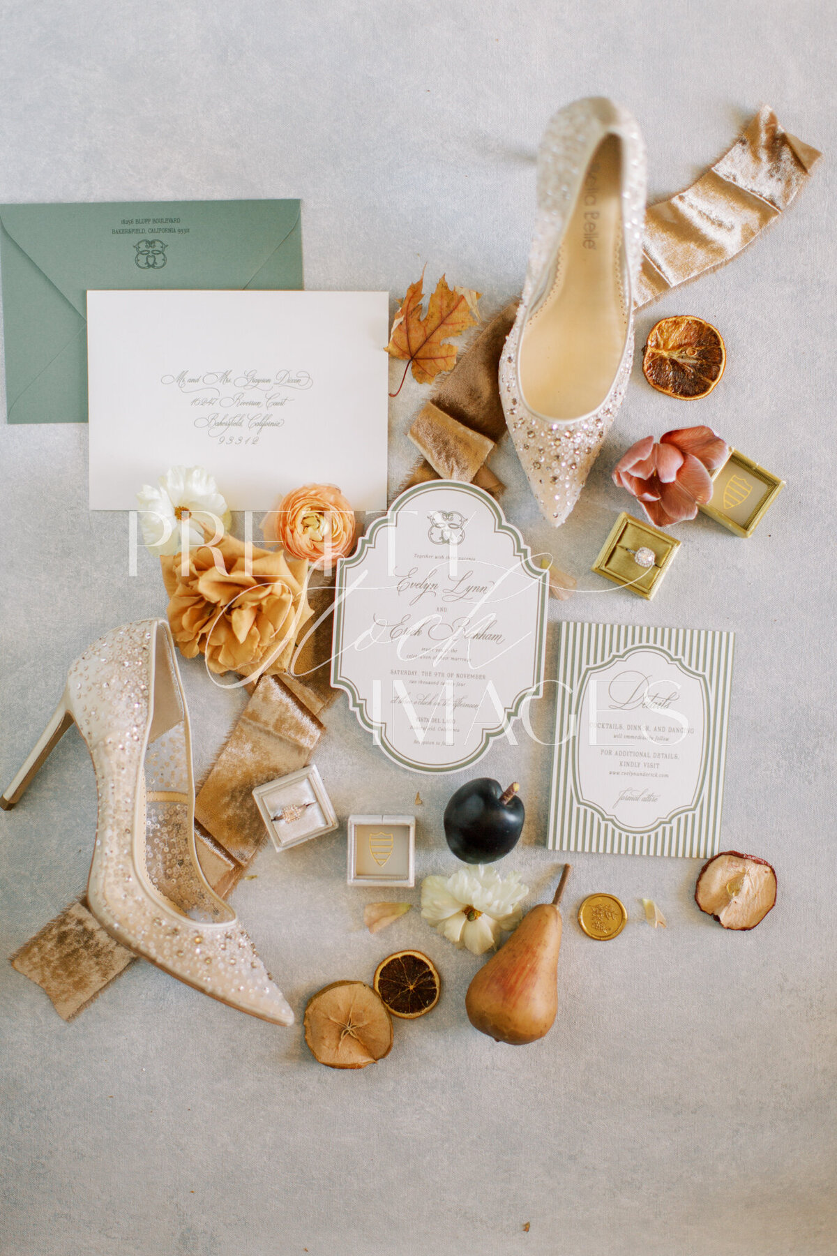 Pretty Stock Images - Fall Wedding Flat Lay-079