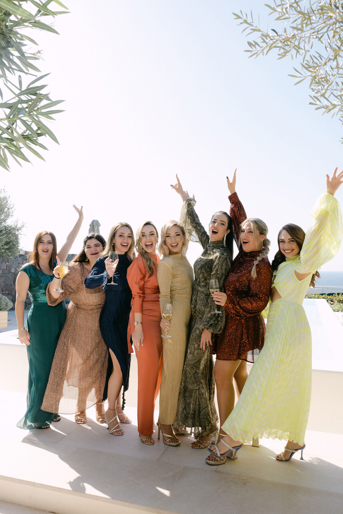 J&E | Glamorous Greece Wedding