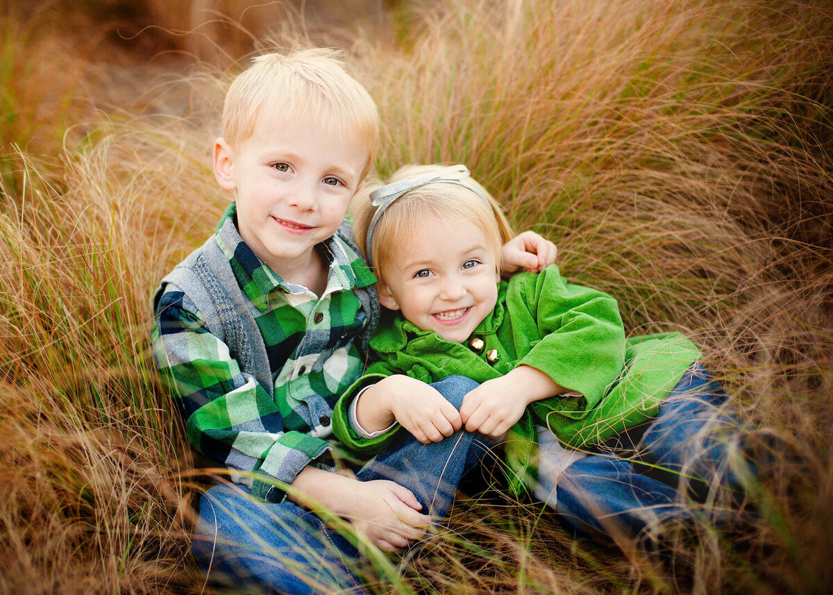 fall family children siblings atlanta