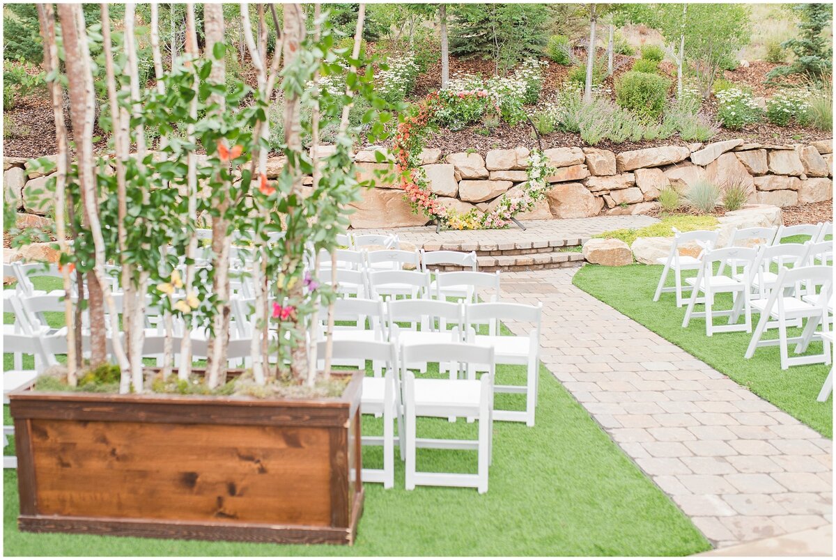 Ceremony site at the Hyatt Centric Park City