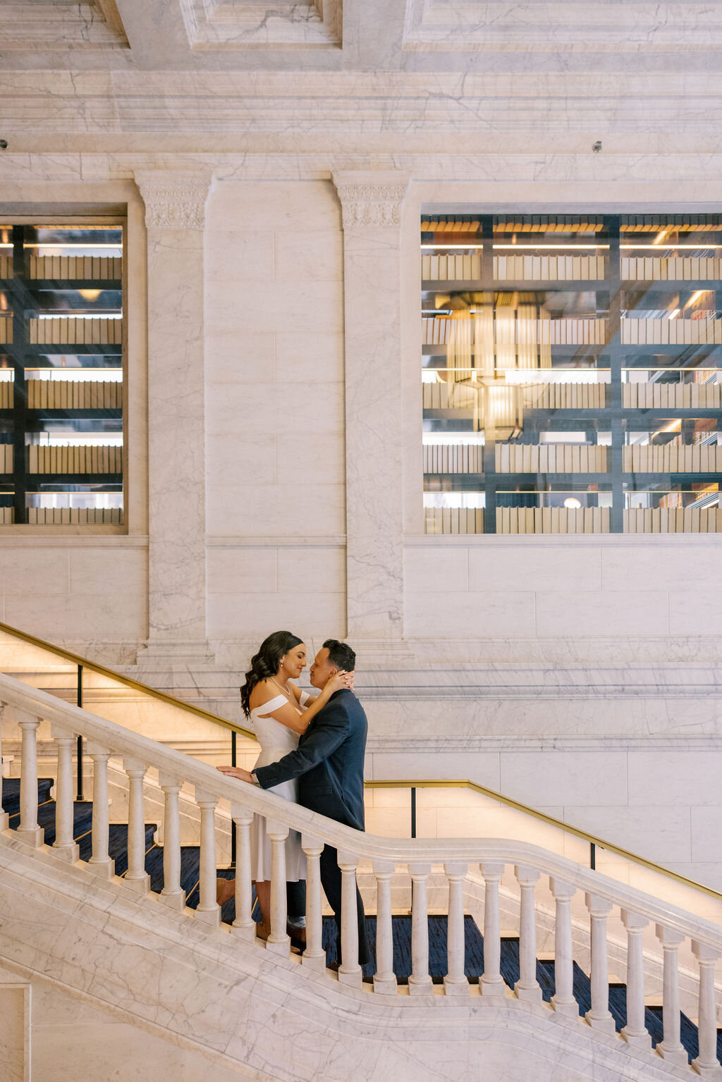 Date Night Engagement Photo in Downtown Chicago