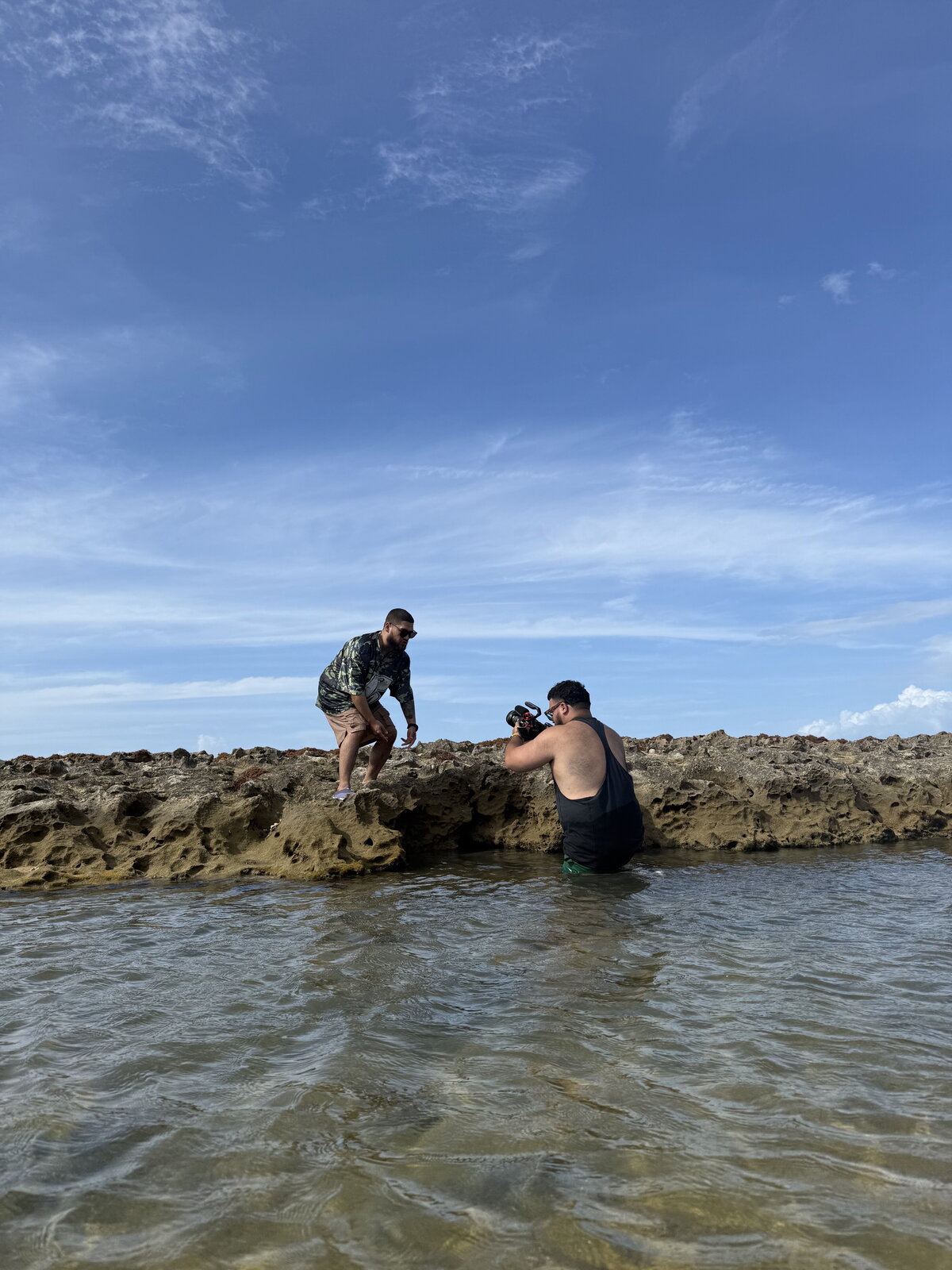 BTS of music video shoot done in San Juan, Puerto Rico