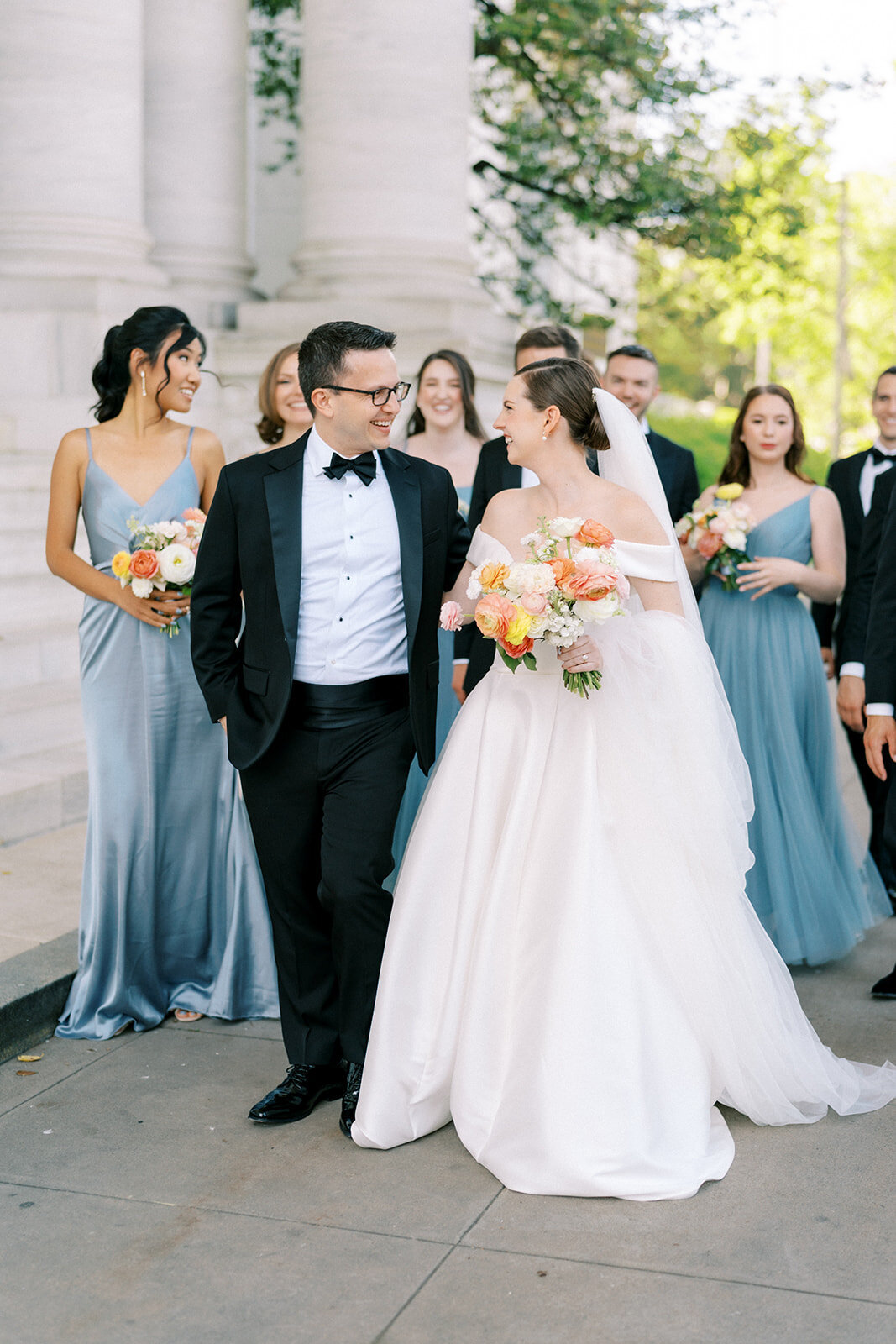 Brielle-Davis-Events-DAR-Constitution-Hall-Spring-Wedding-Colorful-wedding-party