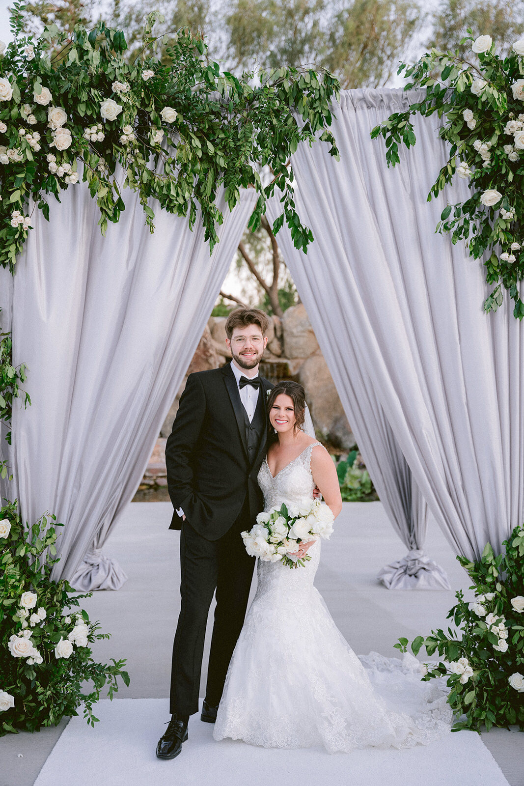 Soft and Romantic Wedding at Lotus House in Las Vegas - 50