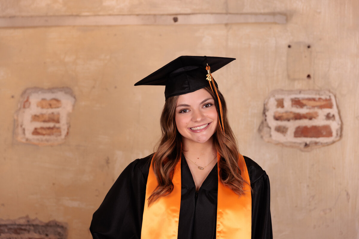 Cap and Gown Pictures for this Fuquay Varina Senior