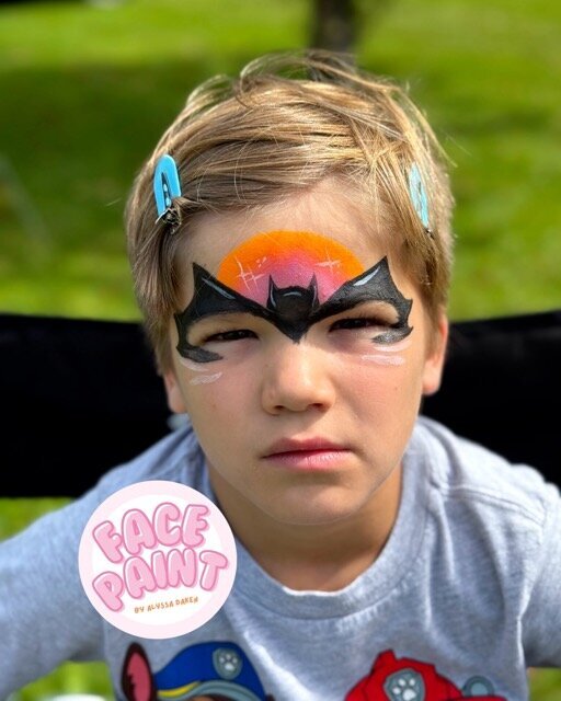 face-painting-by-alyssa-daken-rainbow-batman-superhero-boys-face-paint-design