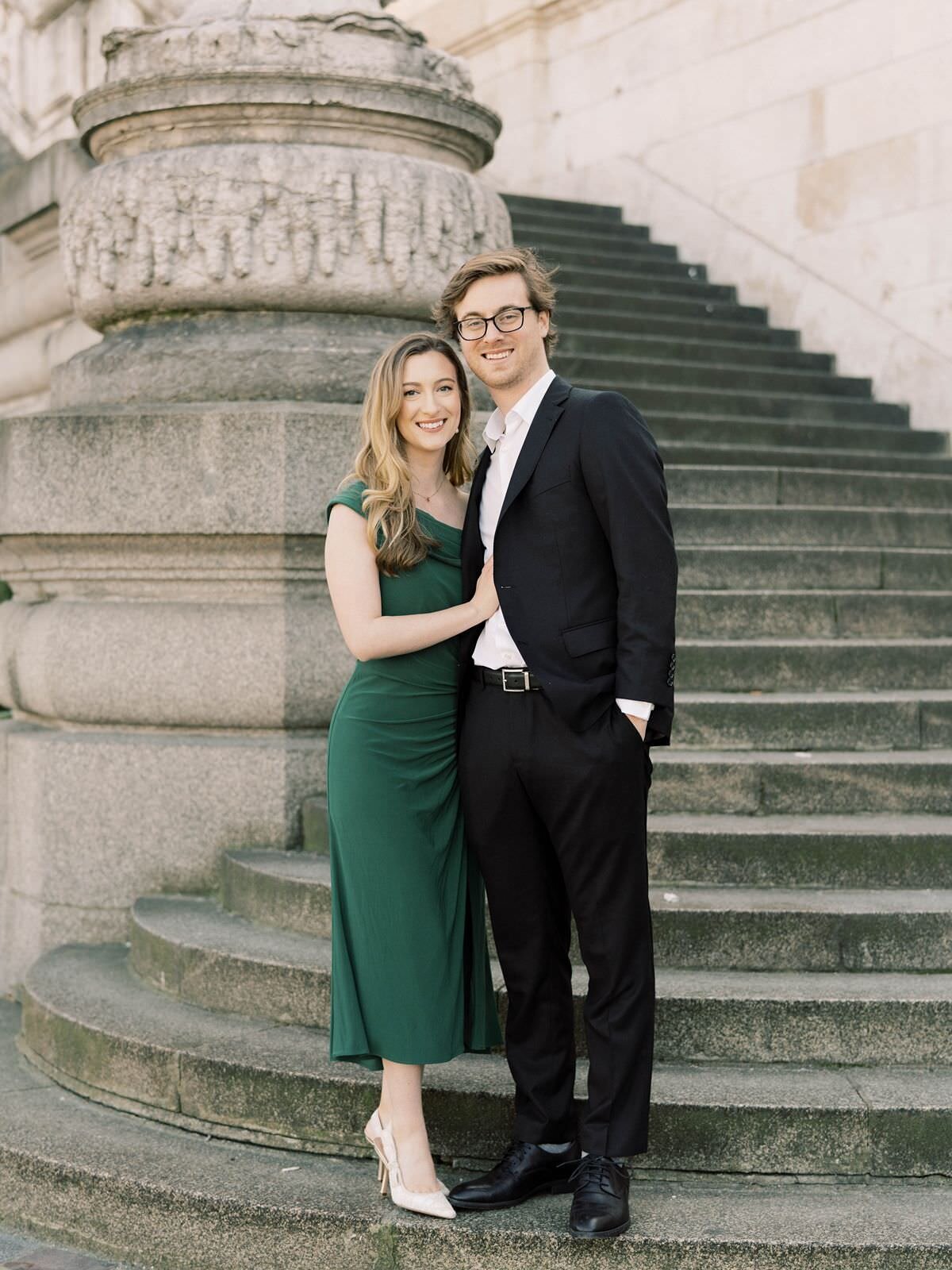 couple-at-engagement-session-at-pont-alexandre-with-sarah-sunstrom-photography