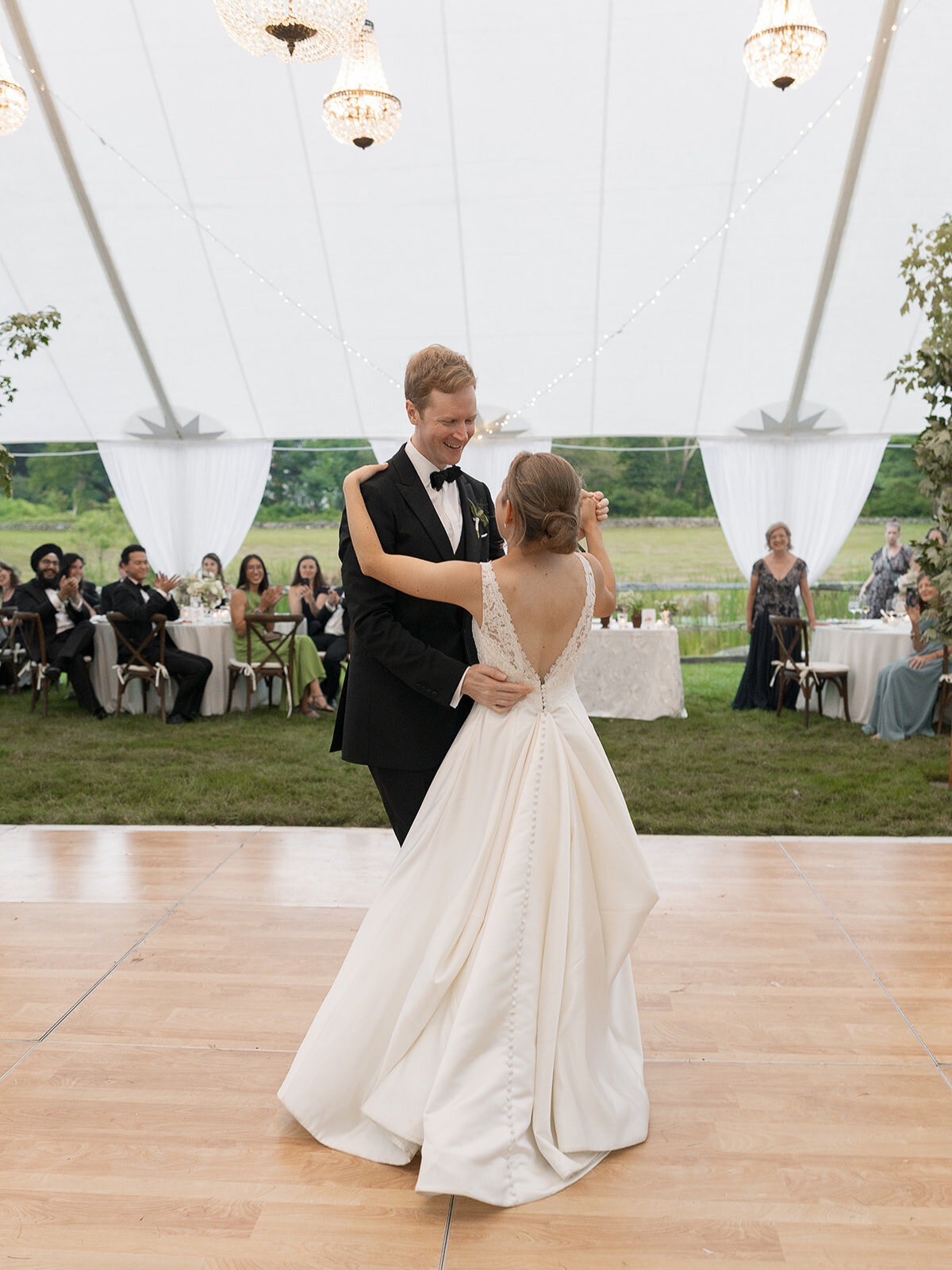 Annalise & Jonathan Tented Private Residence Connecticut Wedding-87