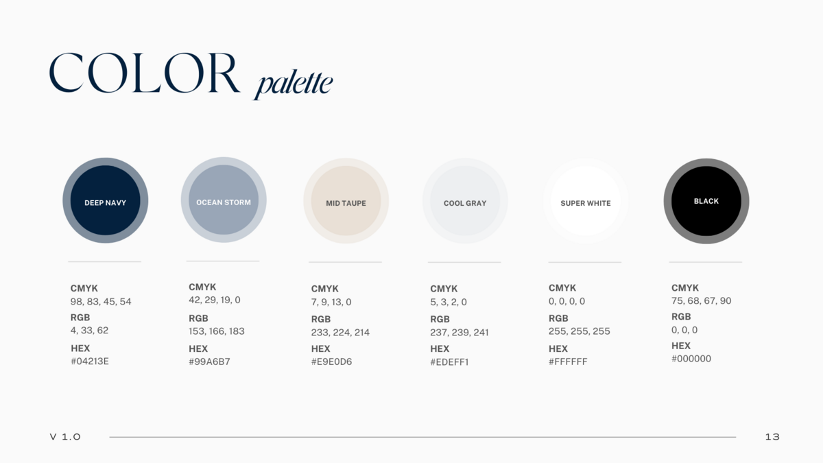 Primary Color Palette