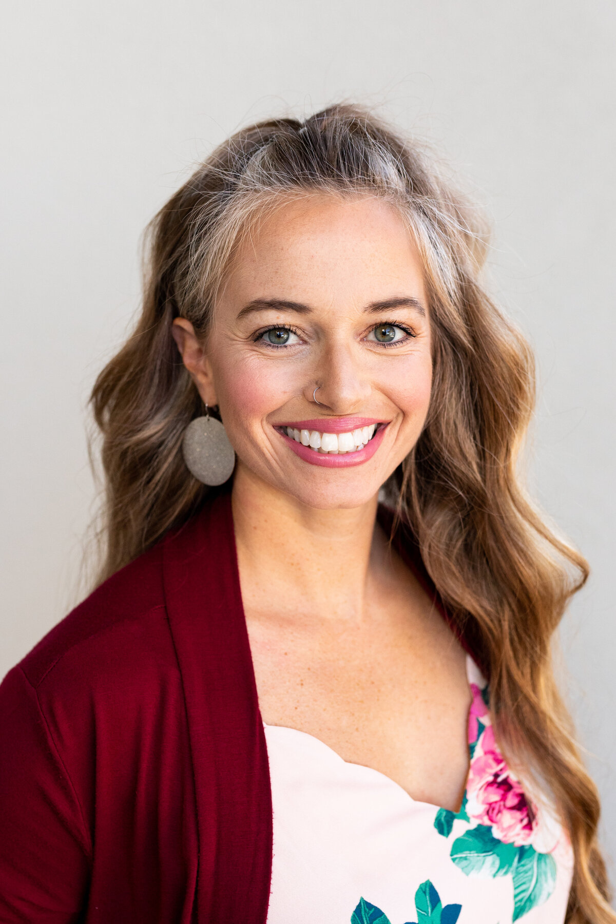 corporate headshots on white backdrop
