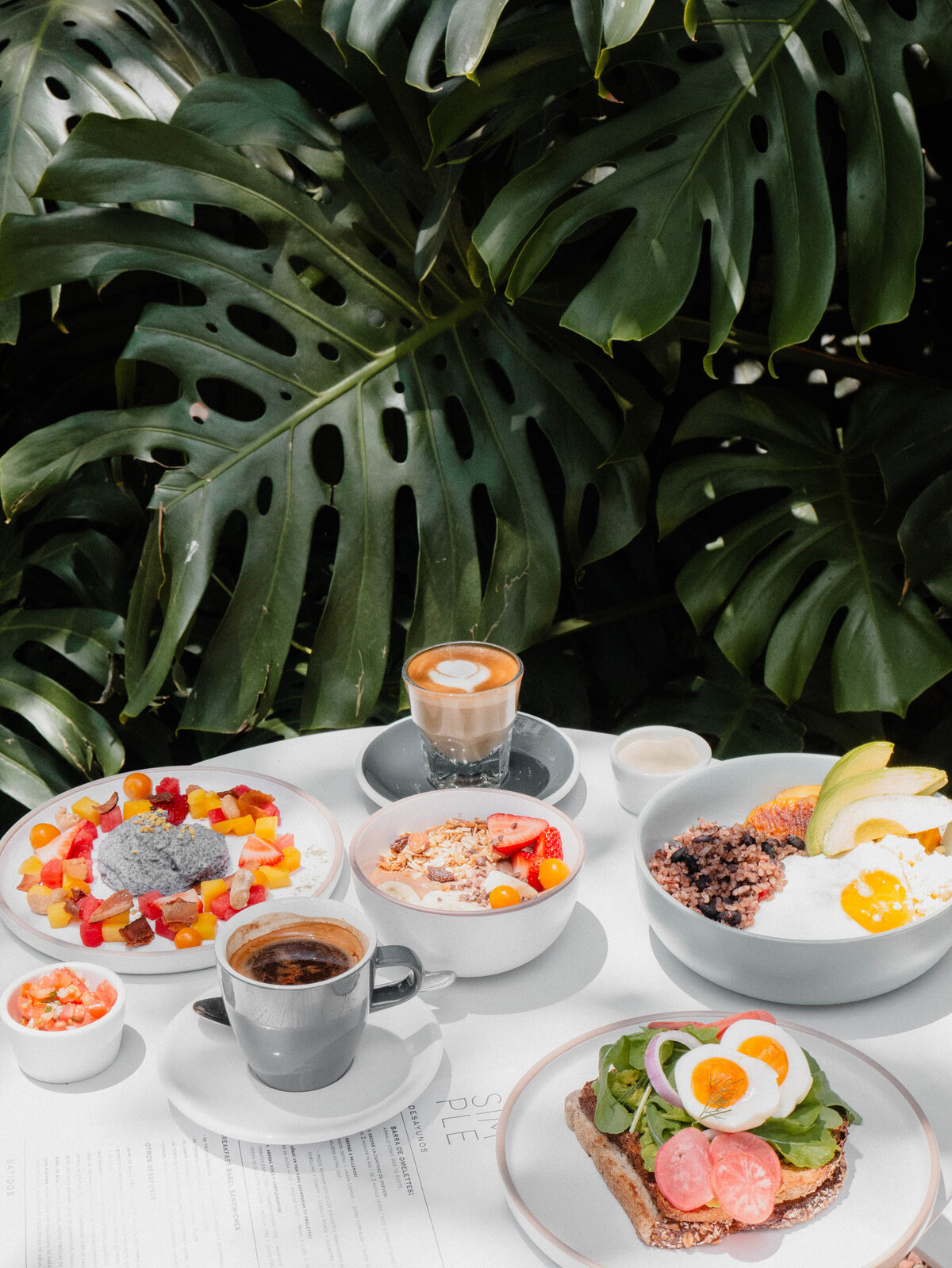 Brunch photography  and food styling for creative restaurants