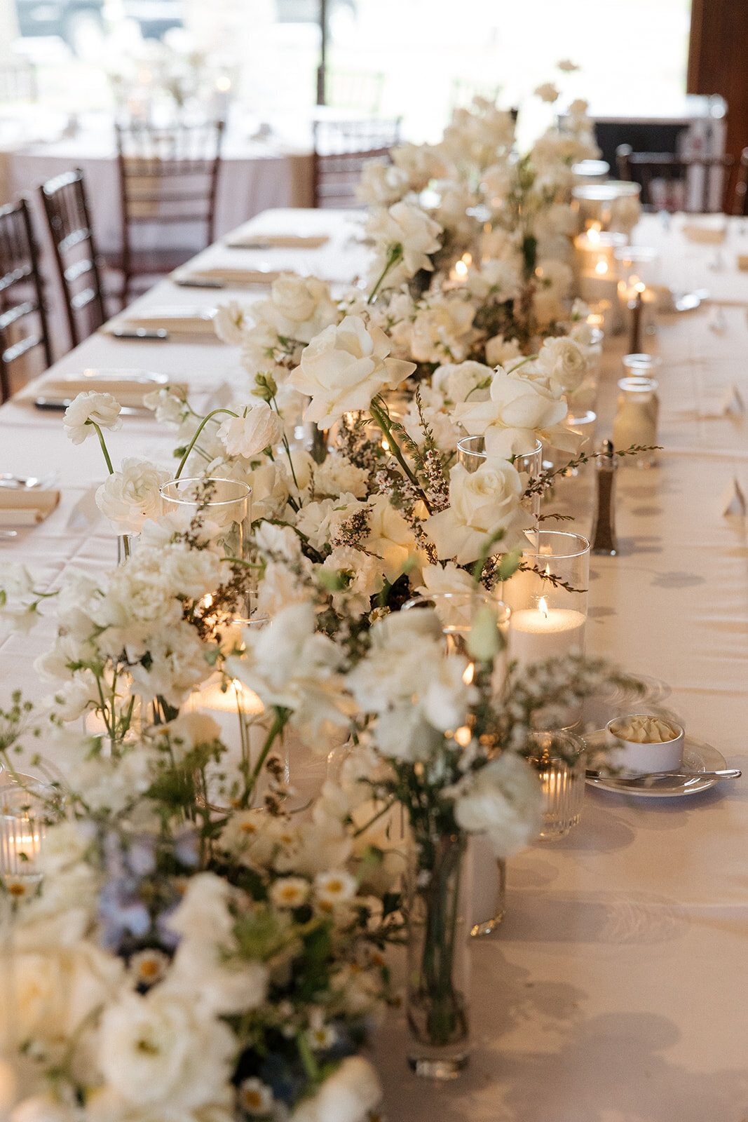 Green and White Wedding Flowers