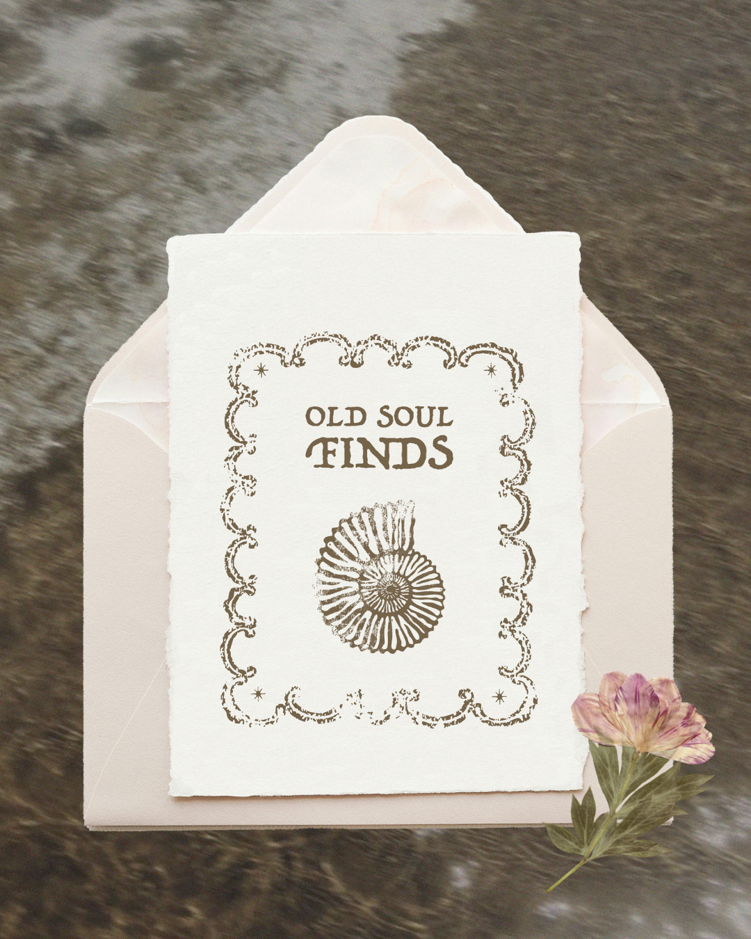 aesthetic box mockup for a pottery studio cellestial pattern illustration retro vibe branding