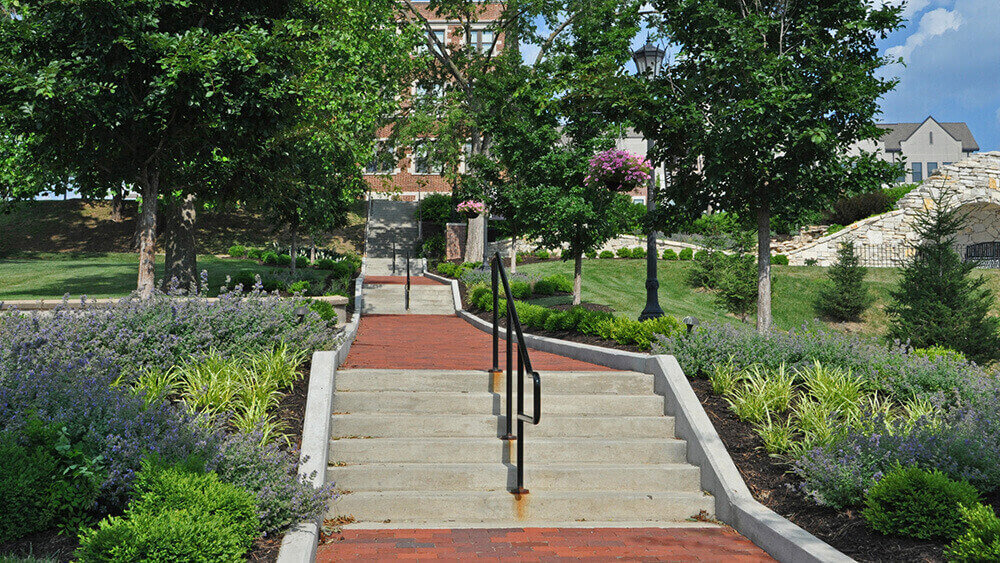 Commercial landscape company project in Kansas City