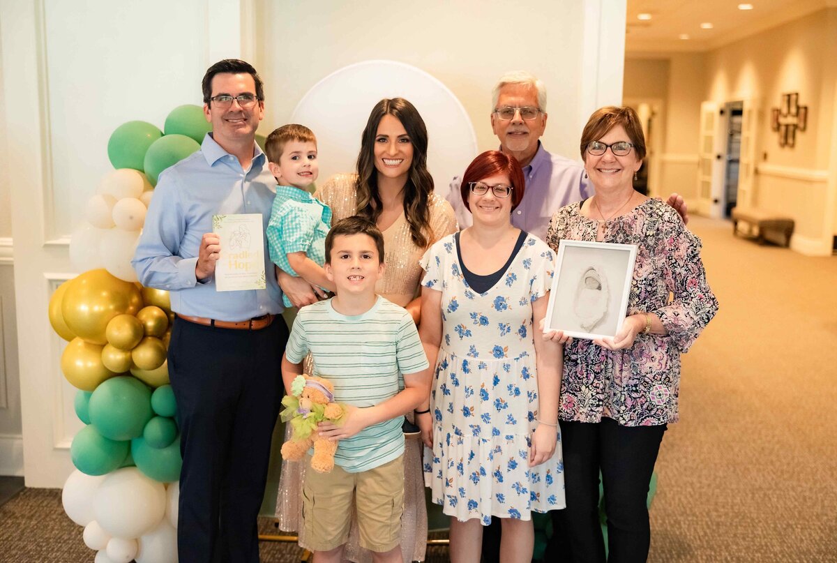 Ashley Opliger Cradled in Hope Book Launch Party, biblical book for grieving moms, miscarriage, stillbirth, infant loss, christian author (33)