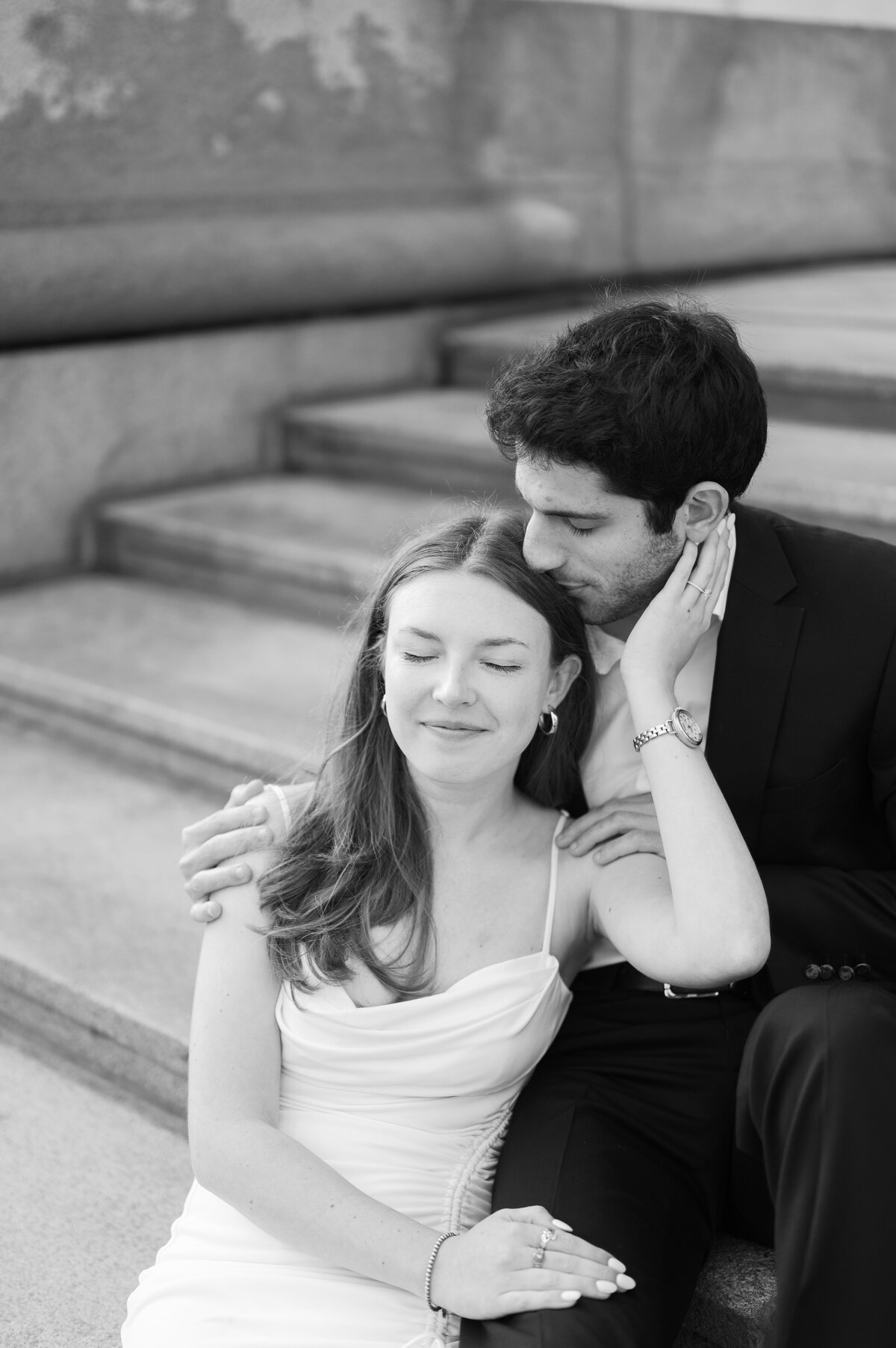 Old Courthouse Engagement Session in Downtown Cleveland-53