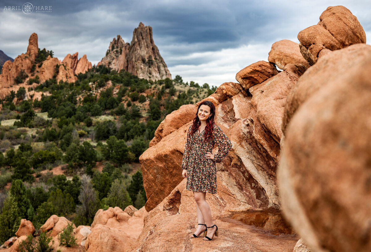Senior Photography at Garden of the Gods in Colorado Springs, CO