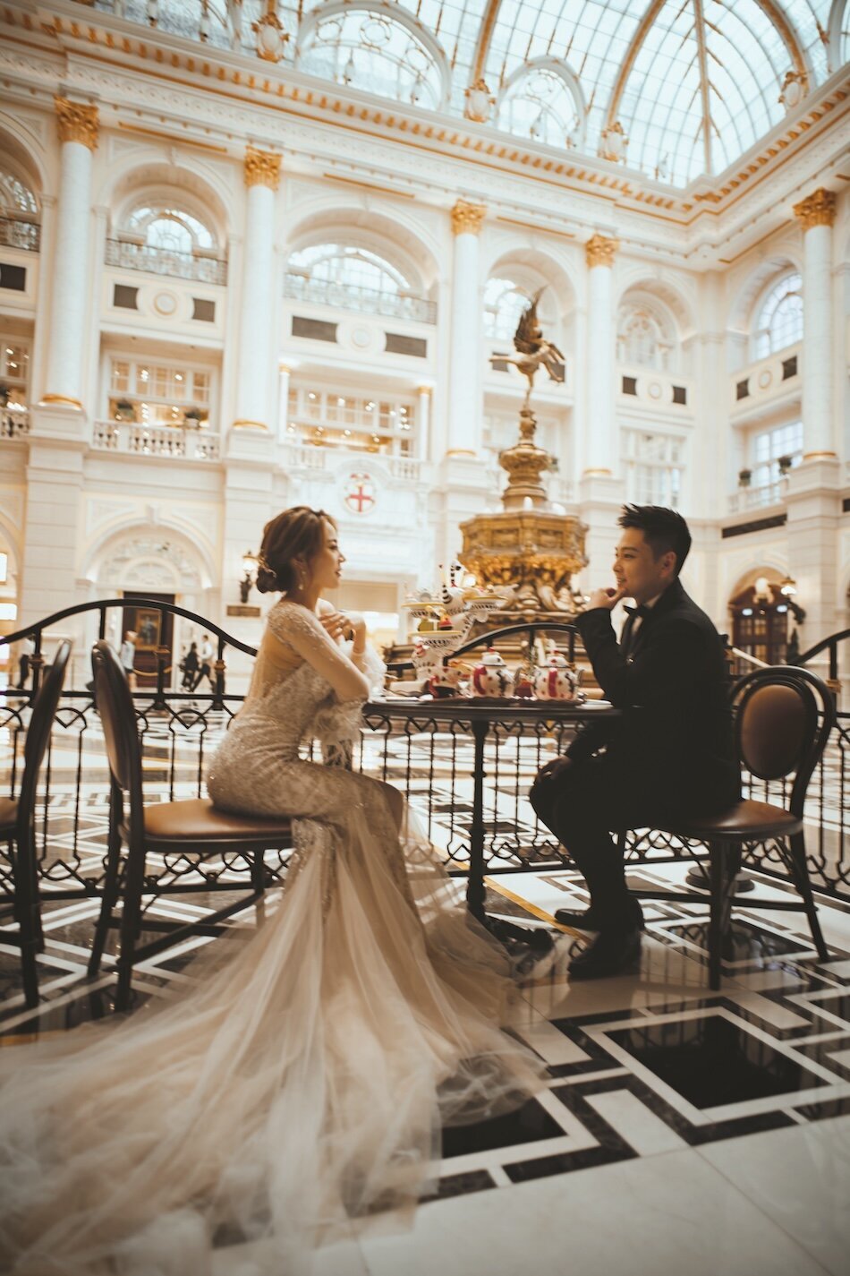 Destination pre-wedding photoshoot, The Londoner, Macau.