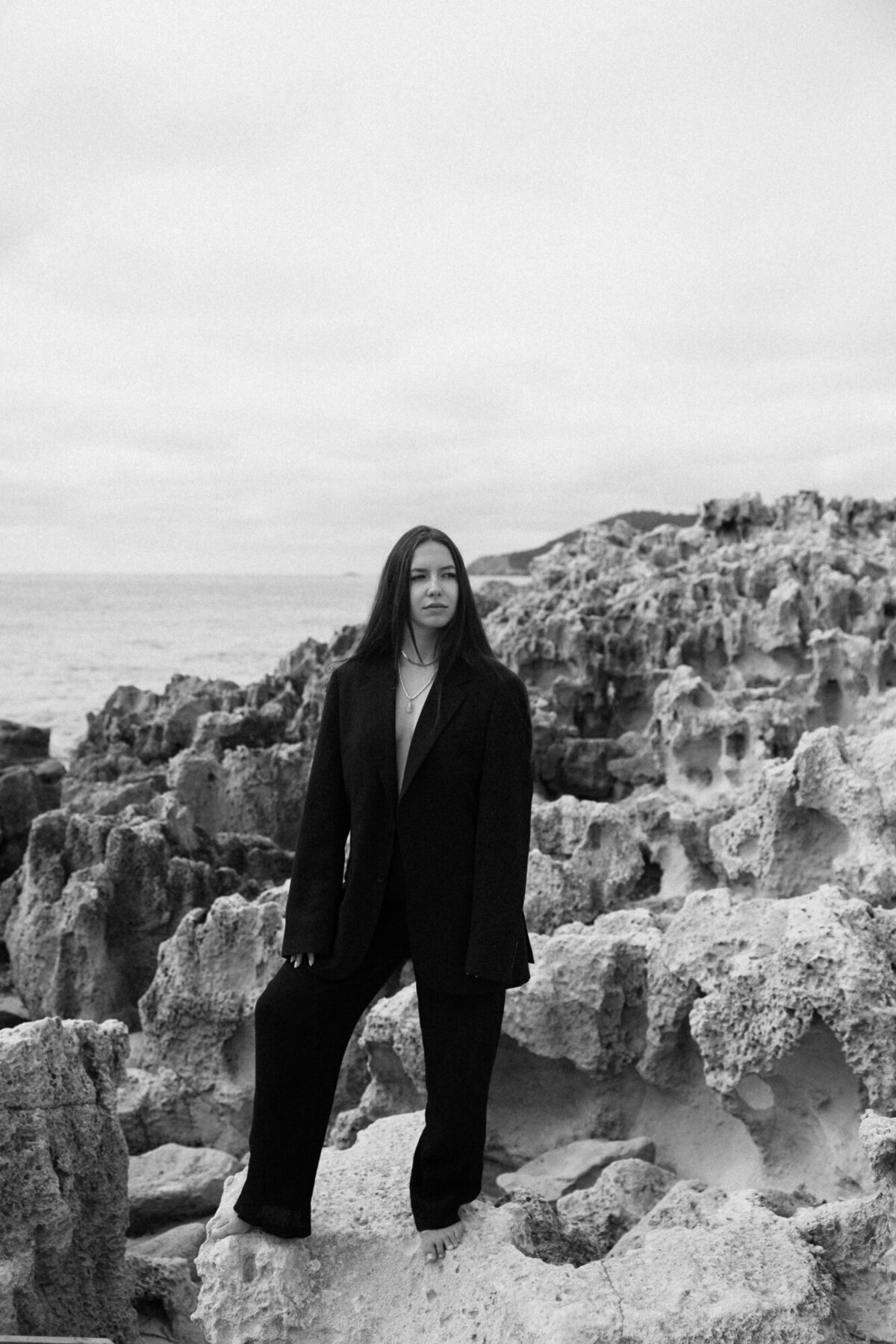 Woman_Black_And_White_Branding_Photoshoot_Ibiza