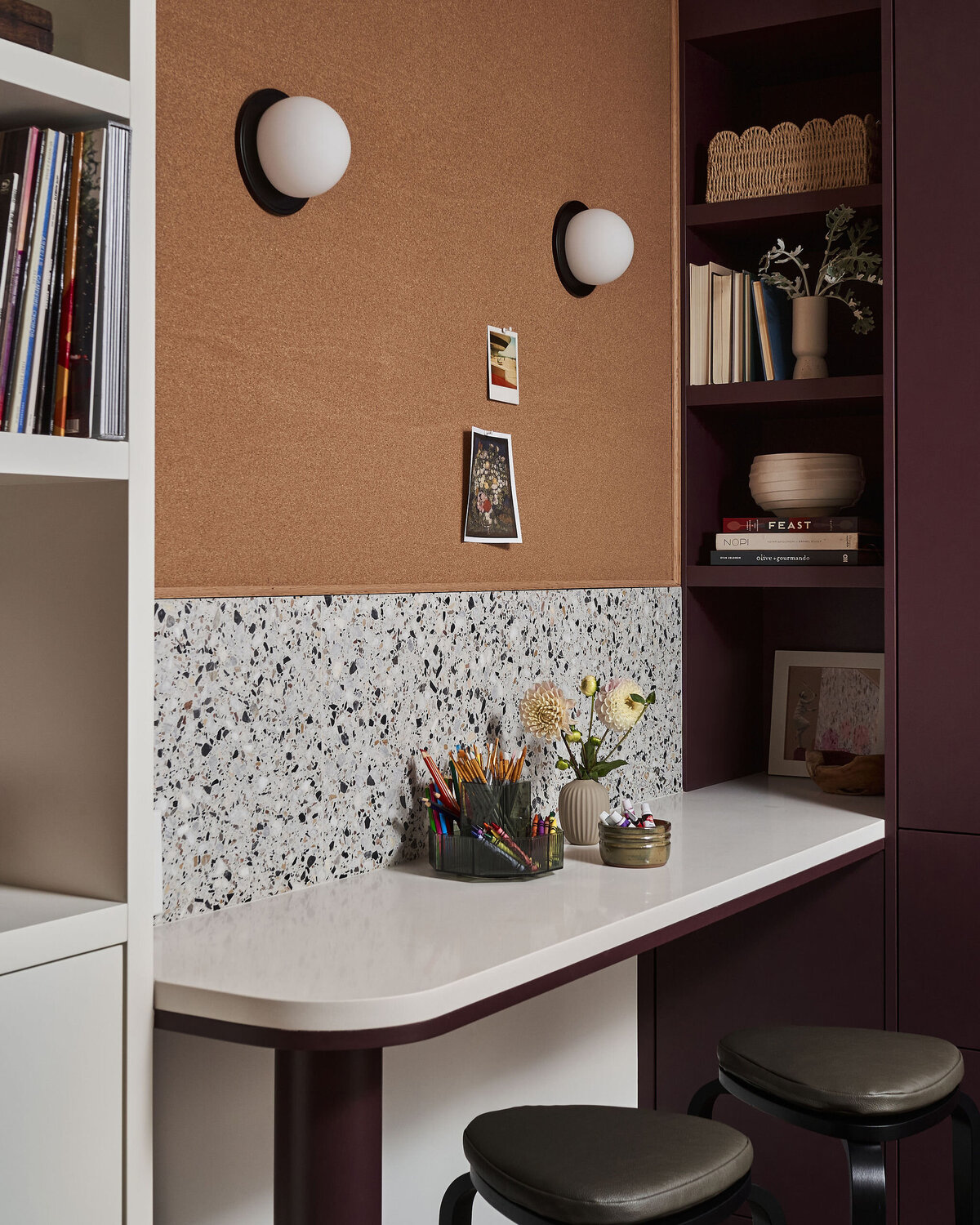 Kids desk craft zone Toronto basement