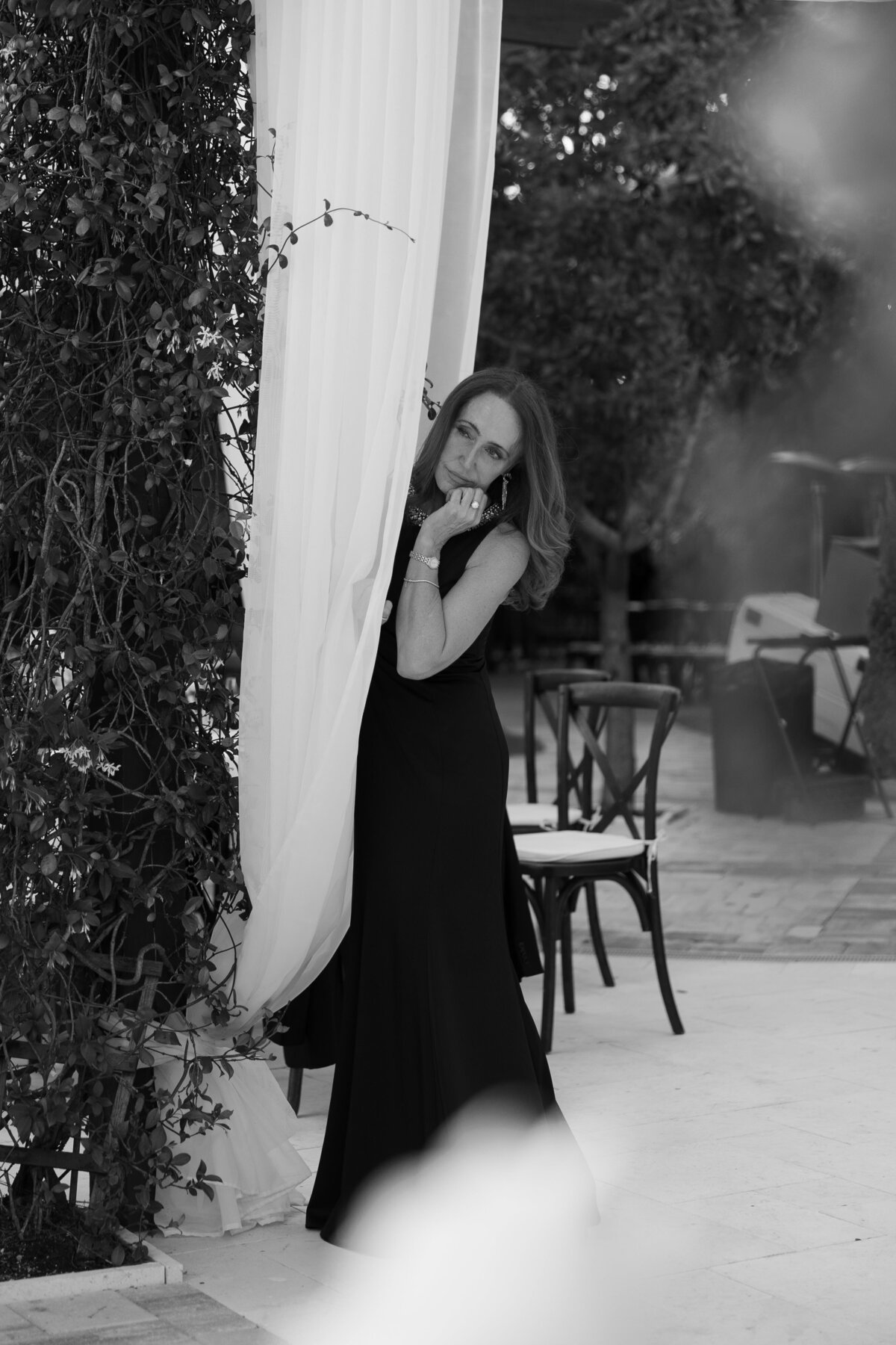 Guest Crying during emotional wedding moment at La Casa Toscana Wedding Venue Fort Myers Florida