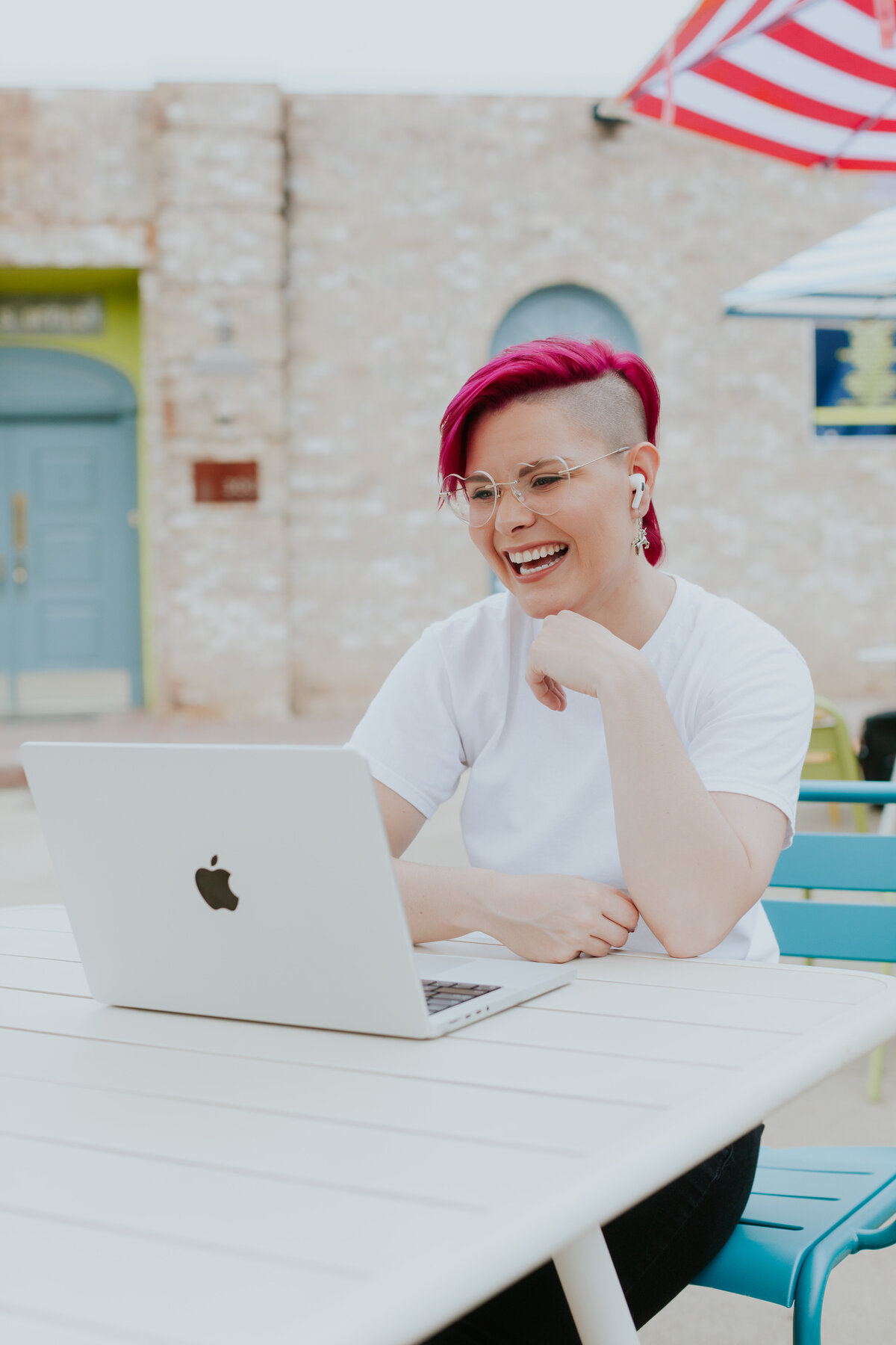 female-web-designer-in-virtual-meeting-for-brand-session-camp-north-end-charlotte