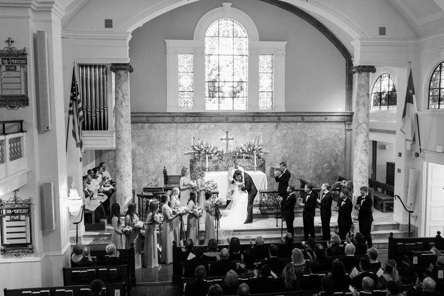 Black-White-Wedding-DC-St-Johns-Episcopal-Church.