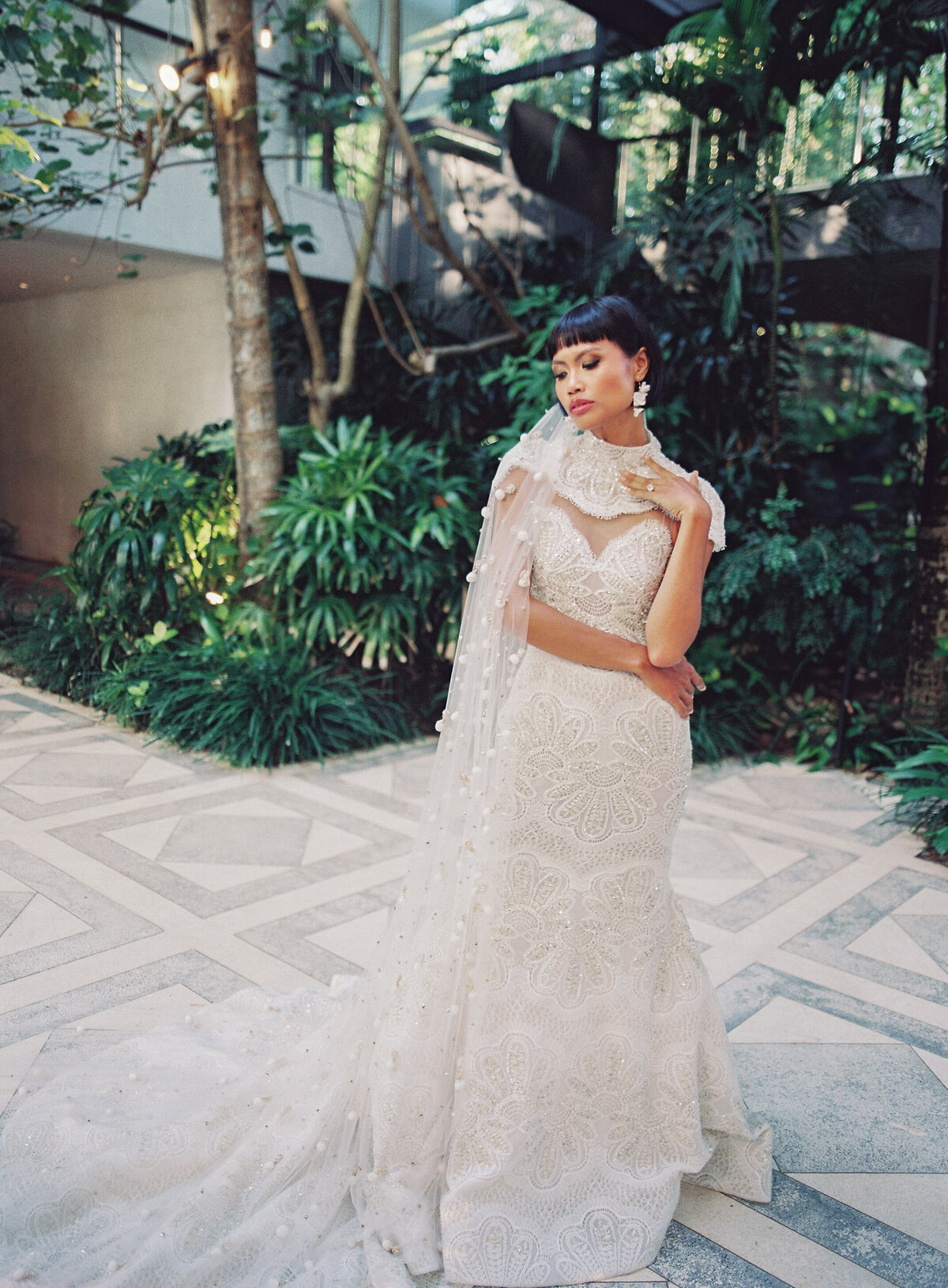 Bali Glass House Tirtha - Vicki Grafton Photography - Tropical Bali Micro Wedding Elopement Insporation-432