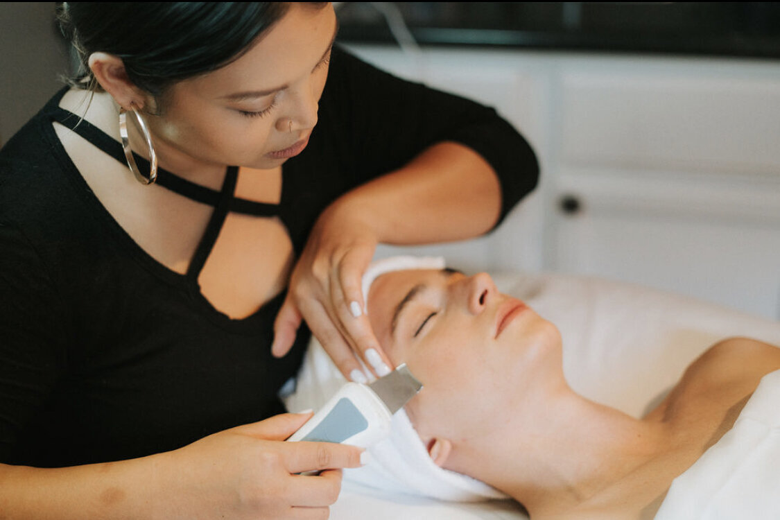 ultrasonic exfoliation