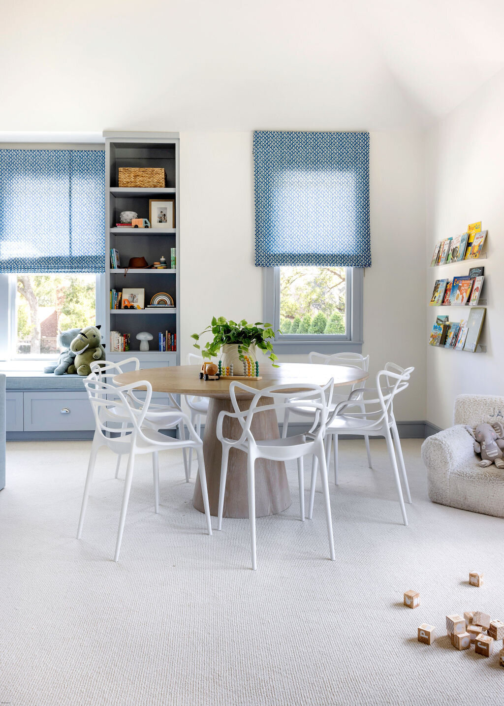 oyster creek studios stripling new build white chairs wooden table