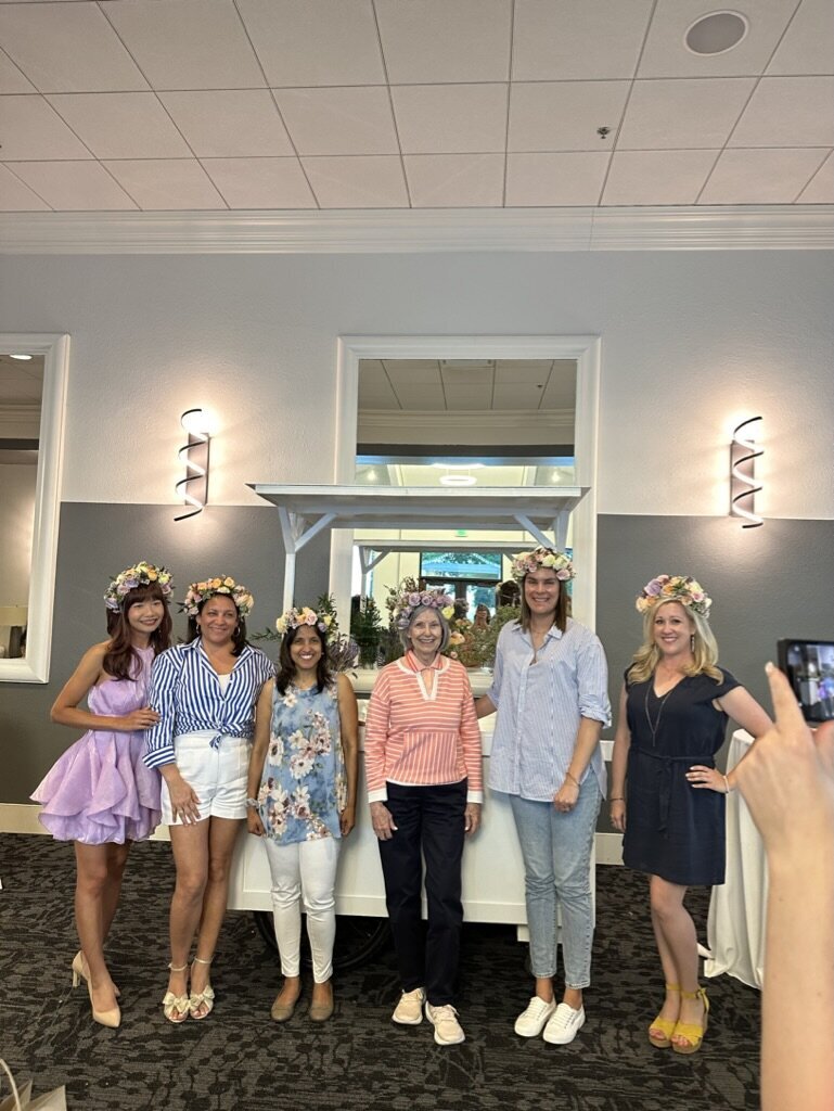 flower cart, flower crowns, workshops