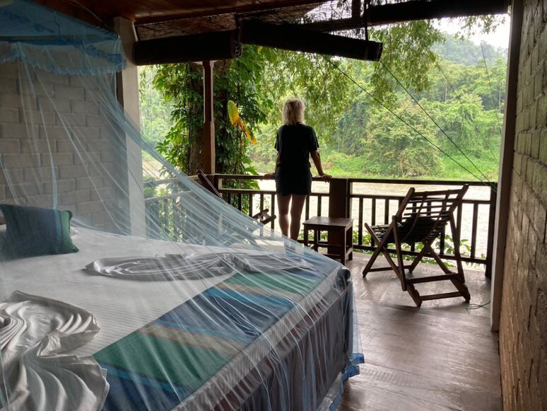 Rafters retreat slaapkamer en uitzicht Sri Lanka